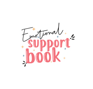 Emotional Support Book | Vinyl Decal